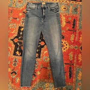 Mother jeans - the looker ankle fray in hey sun size 27